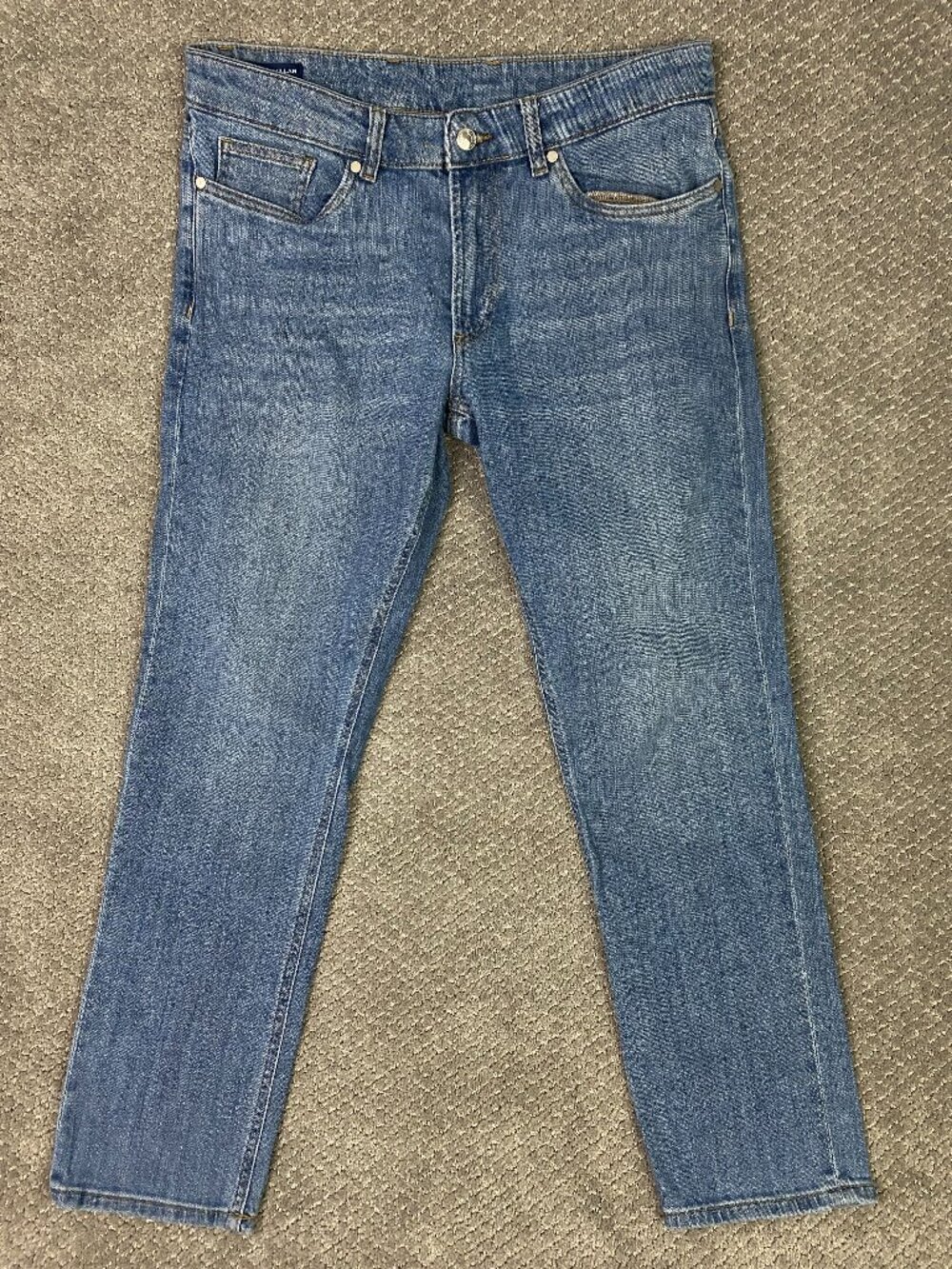 Peter Millar Crown Crafted Jeans Mens 34 x 30 Blue Stretch 5 Pocket XB90